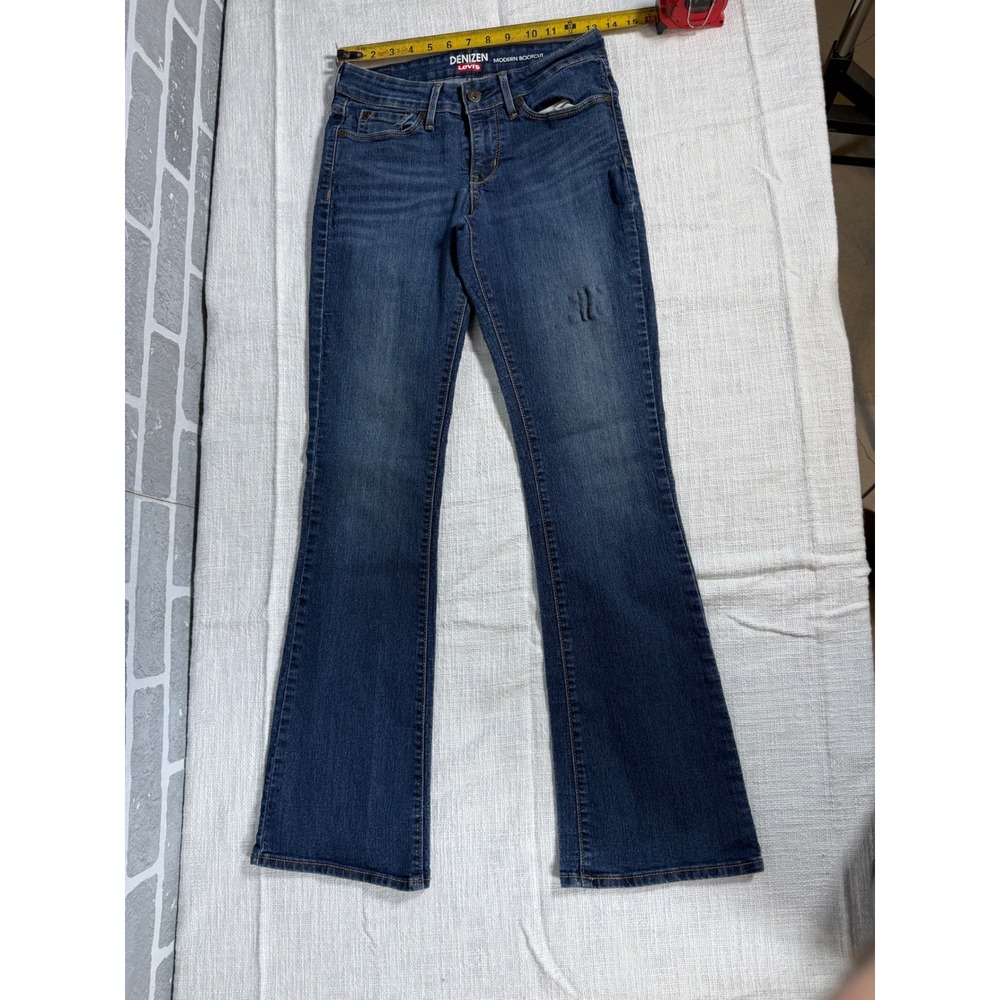 Denizen Levi's Modern Bootcut Jeans Womens 4M Dark Wash Stretch Denim 4100256418